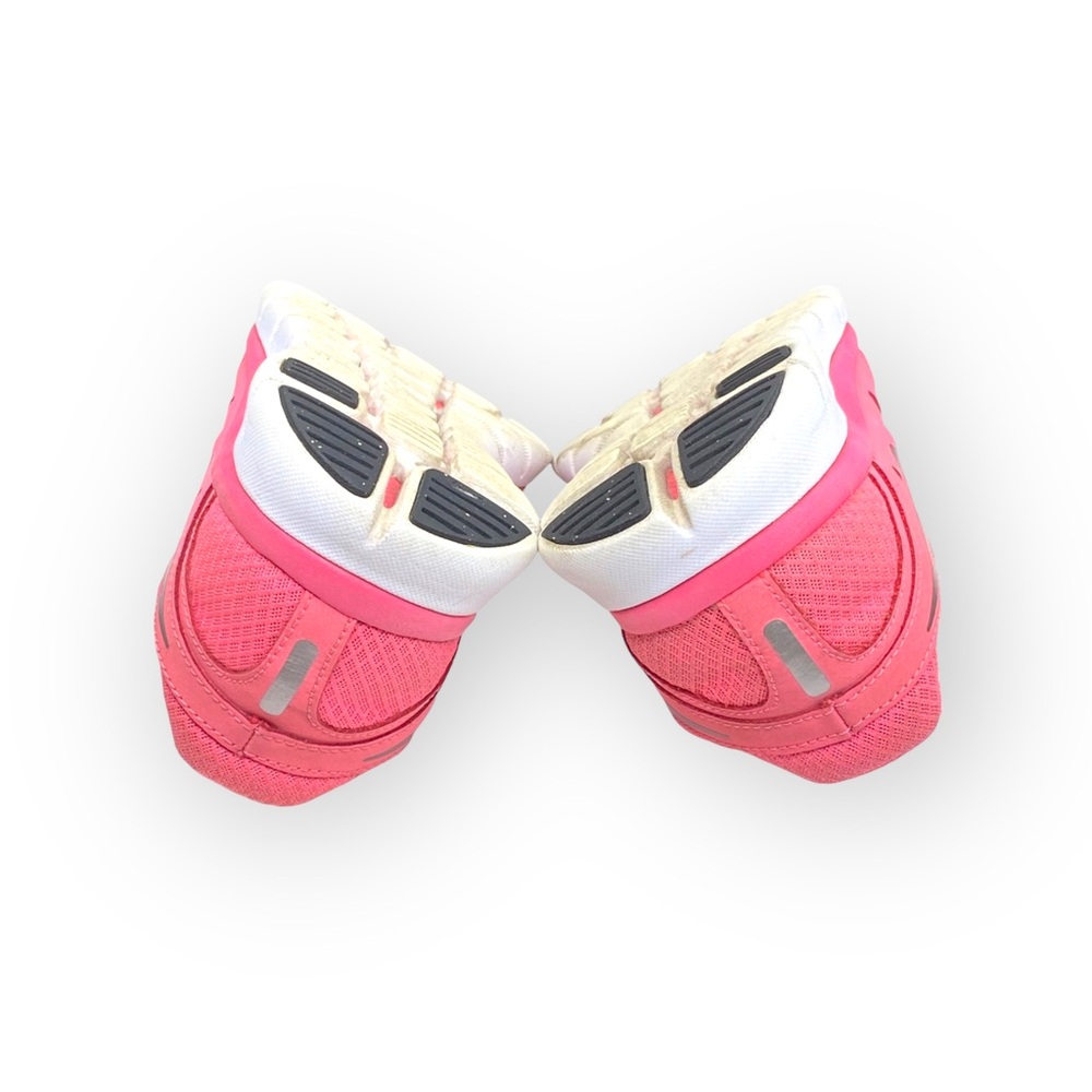 Nike ✔︎ Flex Run GS Running Shoes Sneakers ✔︎ Pink + Yellow ✔︎ 38 8M 6.5Y - Picture 12 of 16